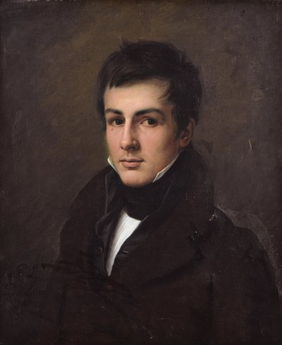 Portret van Édouard Bertin door Pierre Louis Delaval